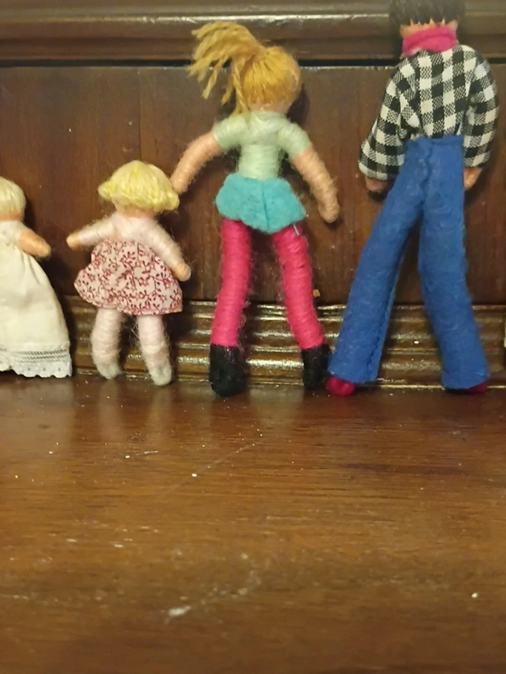 Vintage 1990 7 Half Penny Dolls